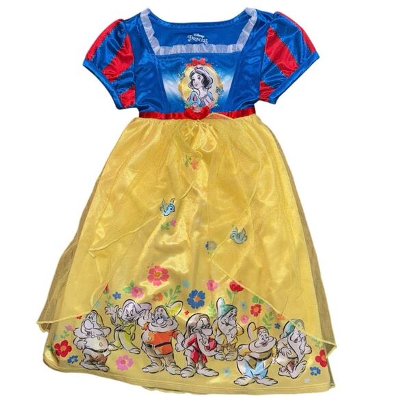 Disney Snow White and the 7 dwarves Toddler Girl's Fancy Nightgown Gown Size 2T - Picture 1 of 2
